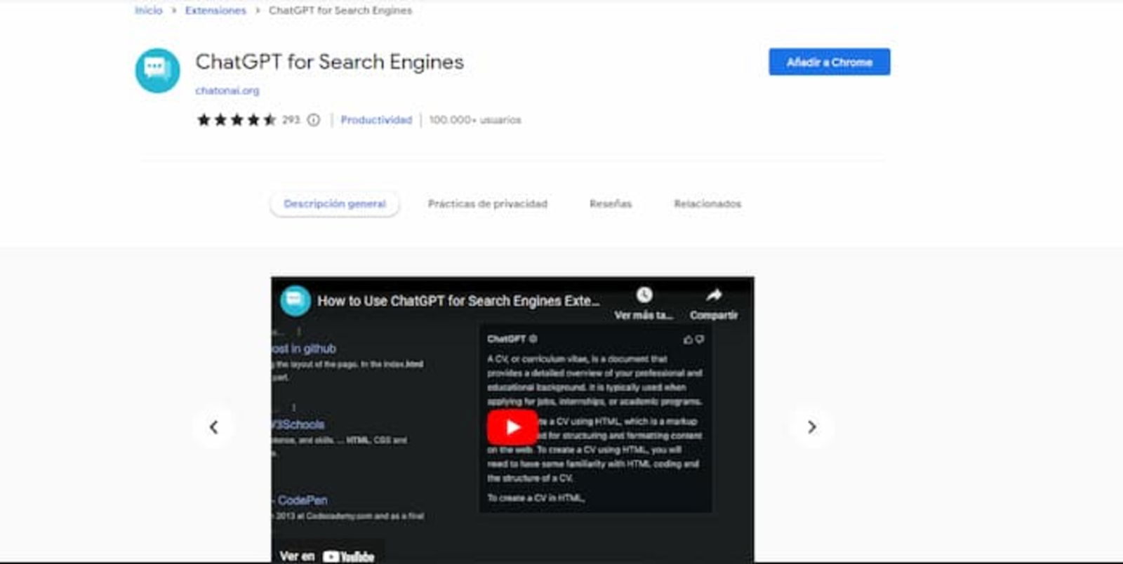 ChatGPT for Search Engines te permitirá disfrutar de respuestas avanzadas de esta IA en tus búsquedas