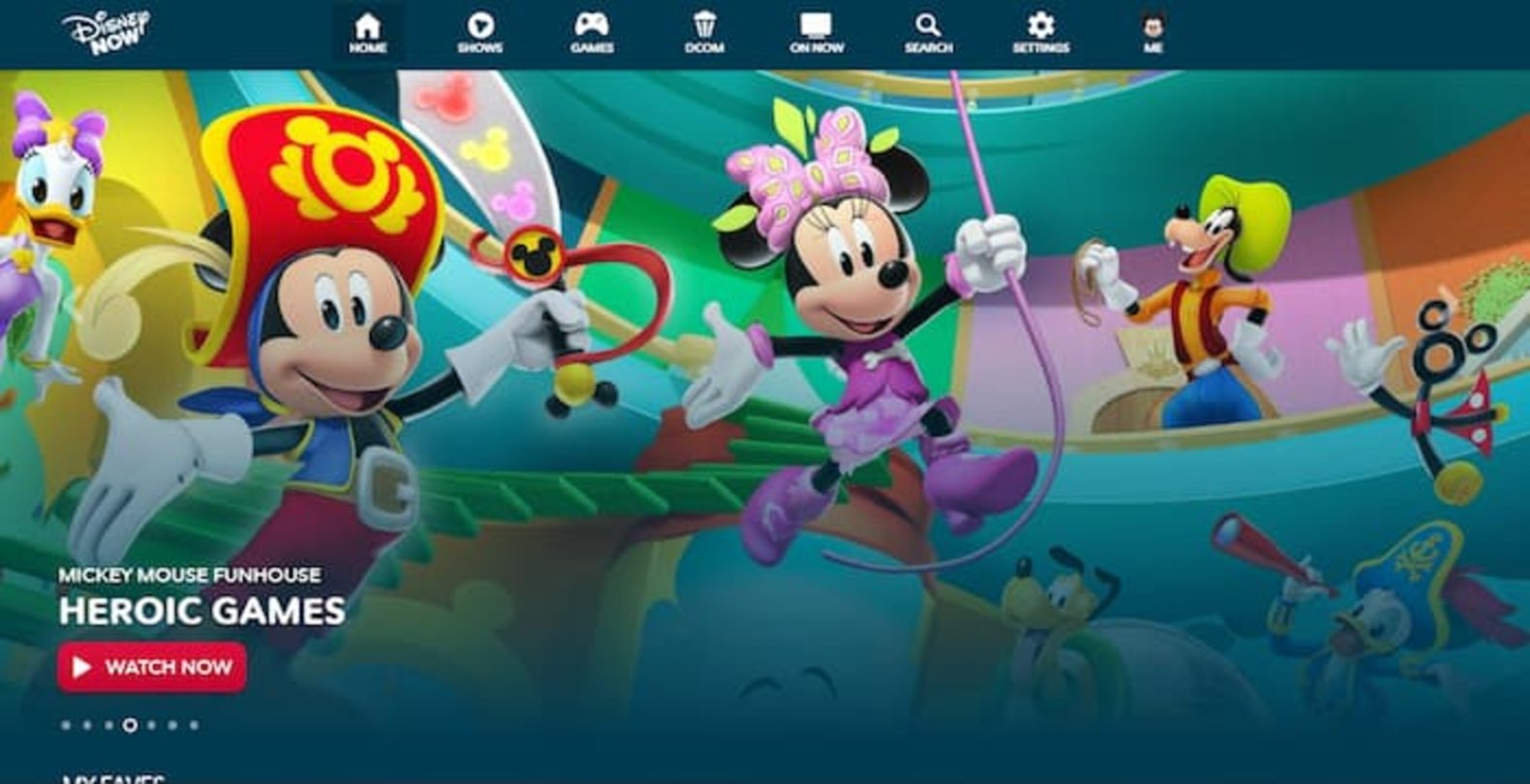 DisneyNow te ofrece el catálogo de canales de Disney, pero con ciertas limitaciones importantes