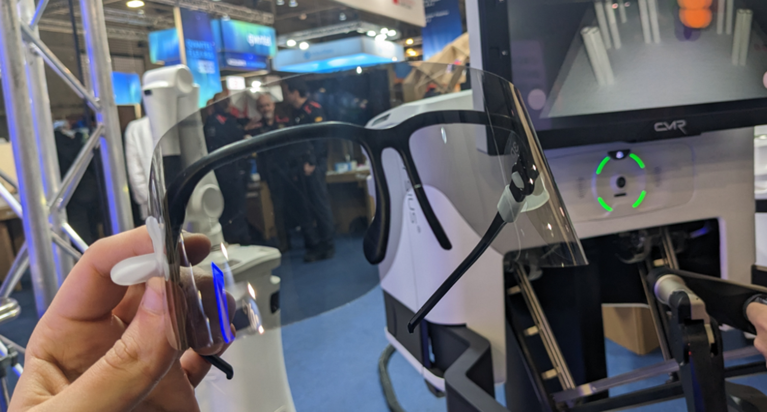 Gafas 3D de robot cirujano