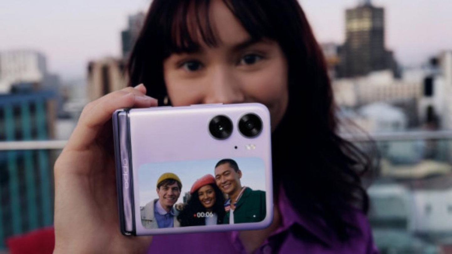 OPPO Find N2 Flip y su cámara trasera