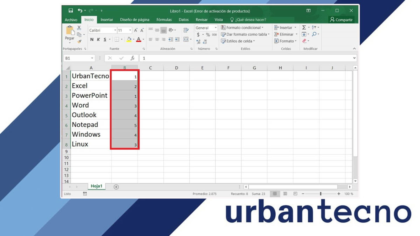 Abrir Excel y seleccionar columnas o filas a analizar
