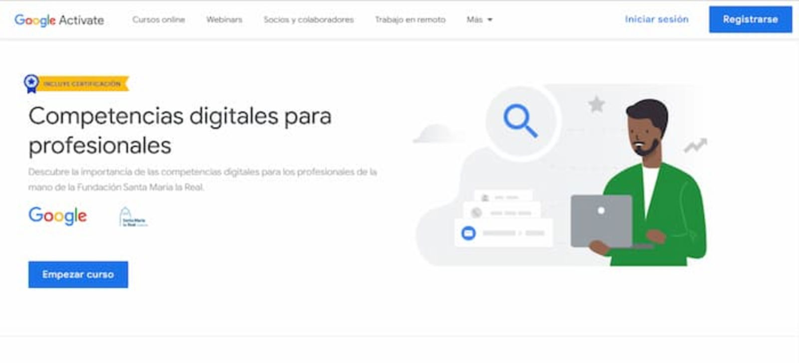 Descubre el funcionamiento de las competencias digitales básicas en el área laboral con este curso de Google