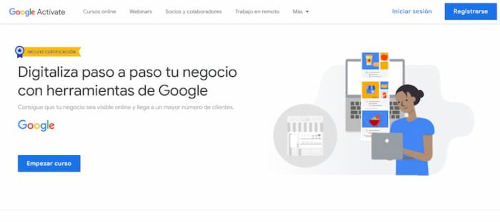 Aprende sobre las herramientas digitales para tu formación profesional con este curso de Google