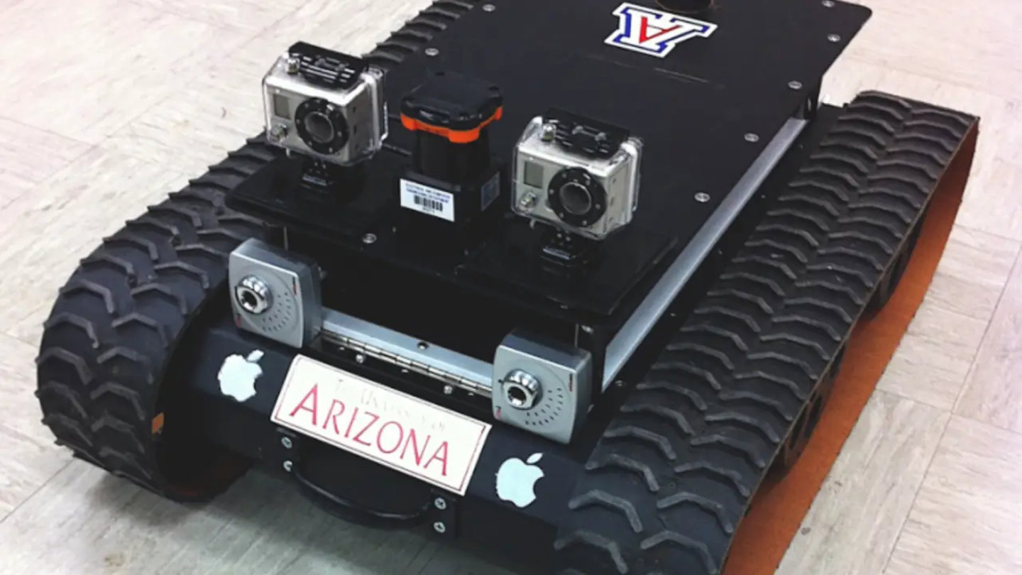 Imagen del prototipo de rover que se desplegaría en el suelo marciano