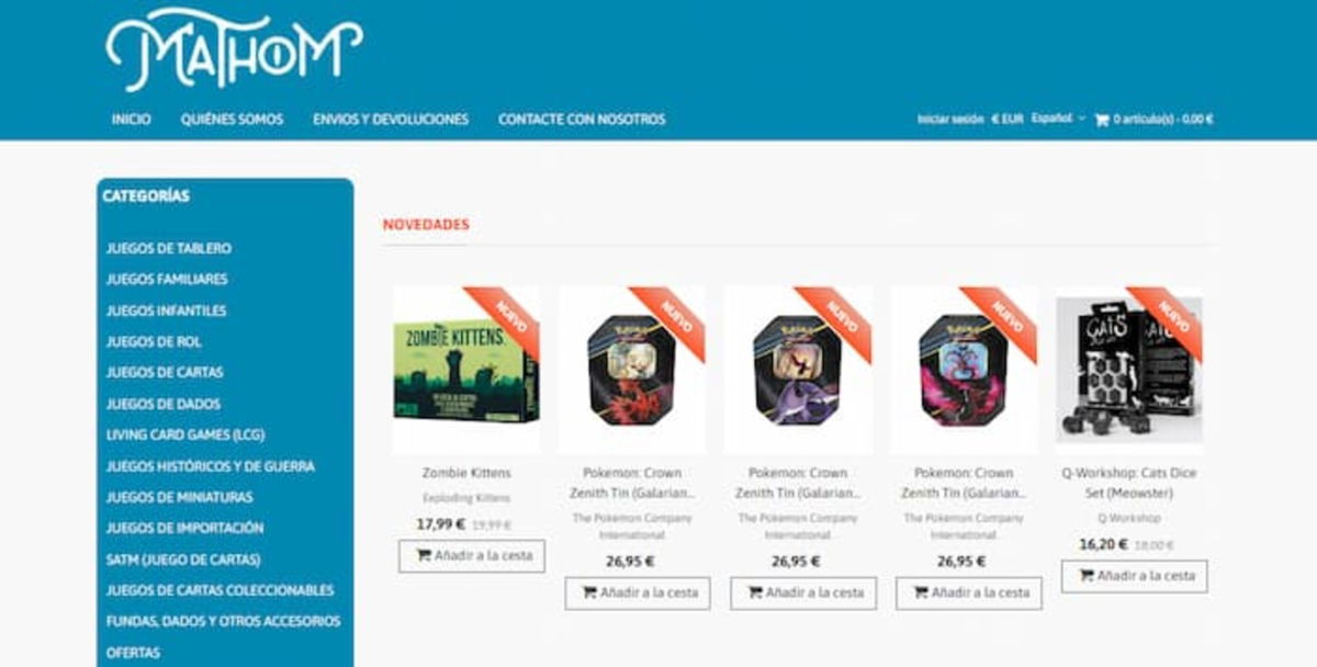 Las mejores 9 tiendas online para comprar juegos de mesa