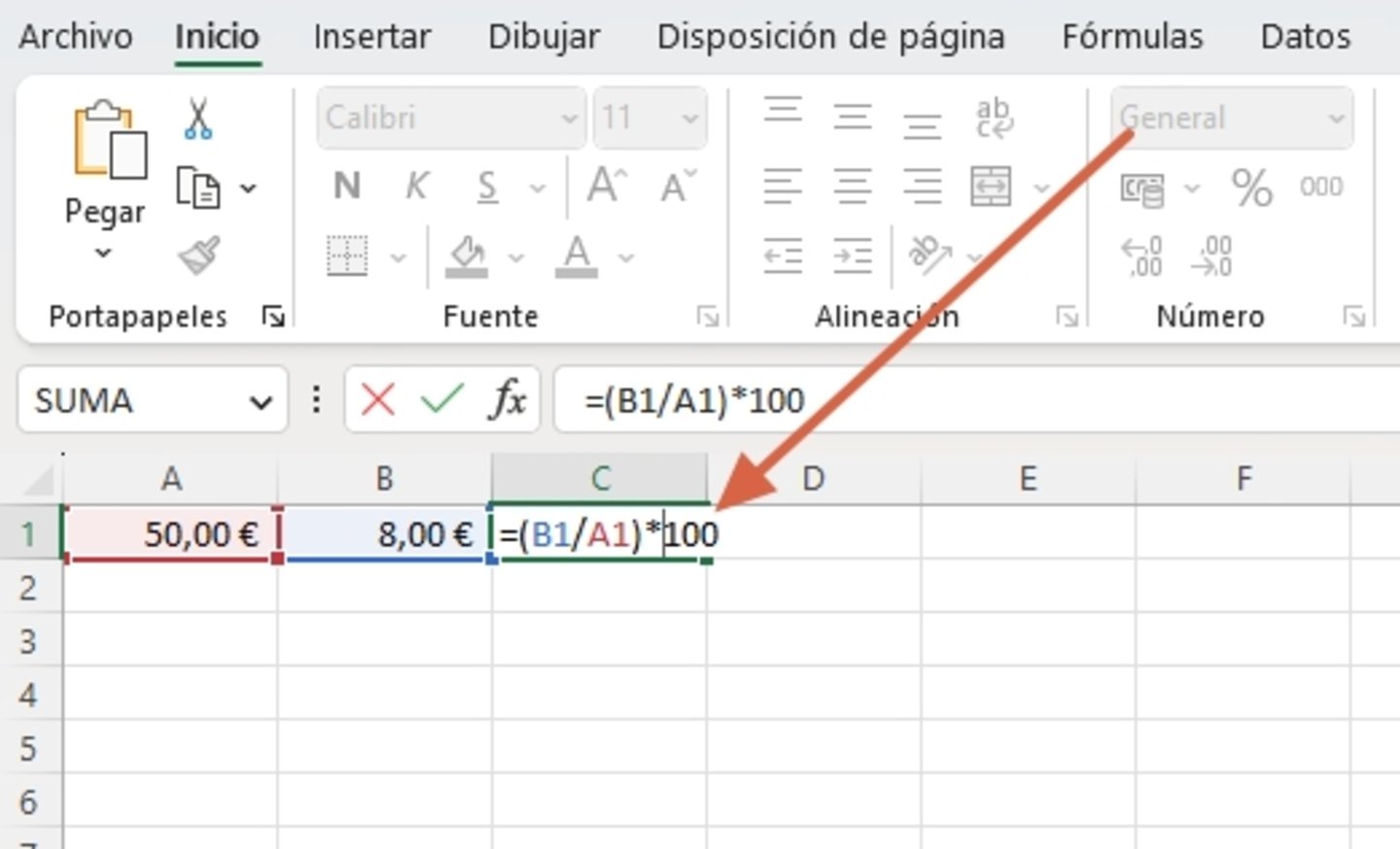 Cómo calcular porcentajes en Excel paso a paso