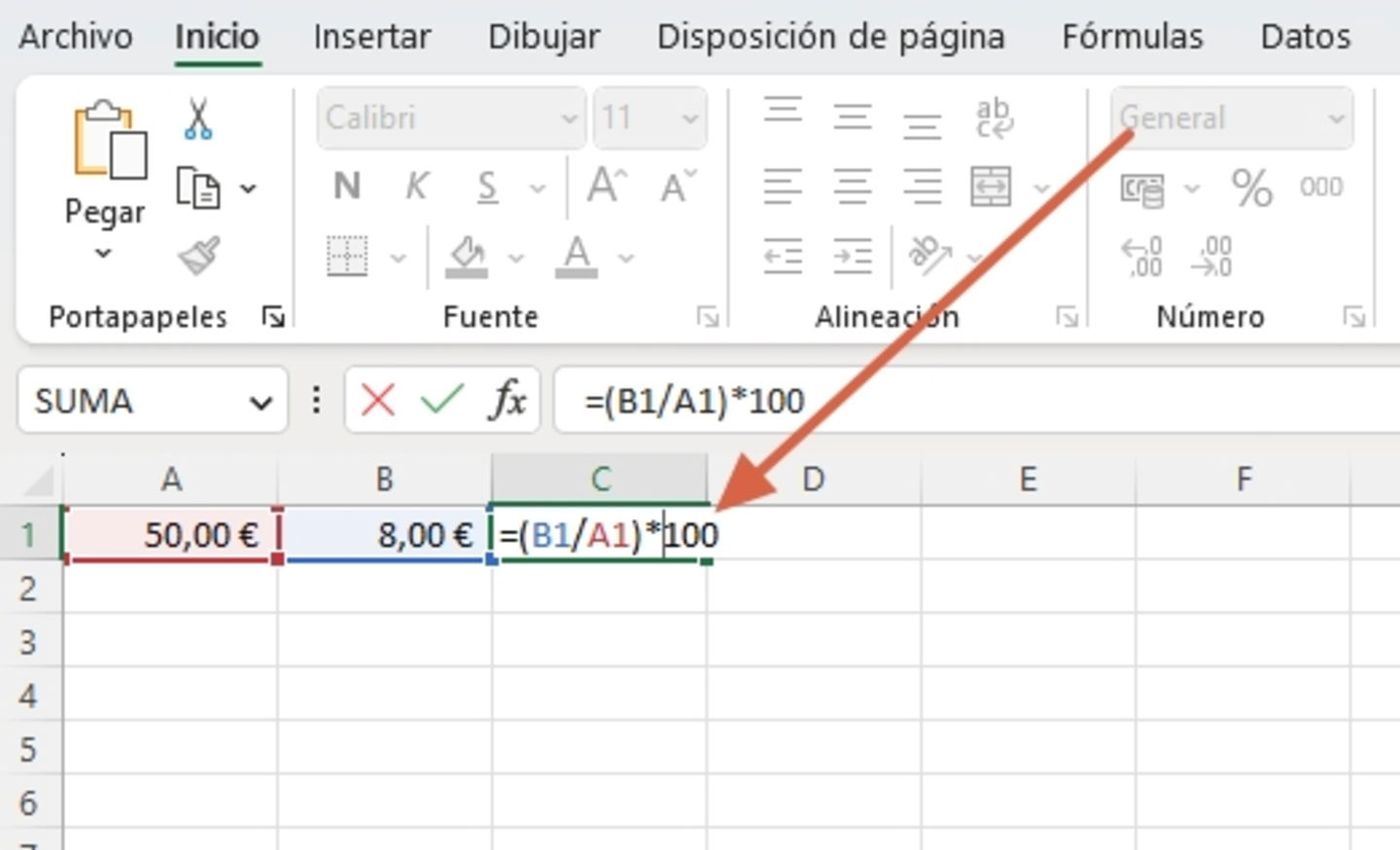 Como Calcular Un Porcentaje En Excel Image To U