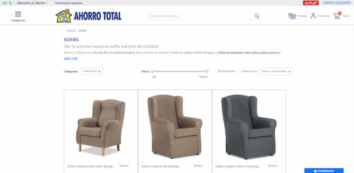 Las mejores 9 webs para comprar sofás baratos online