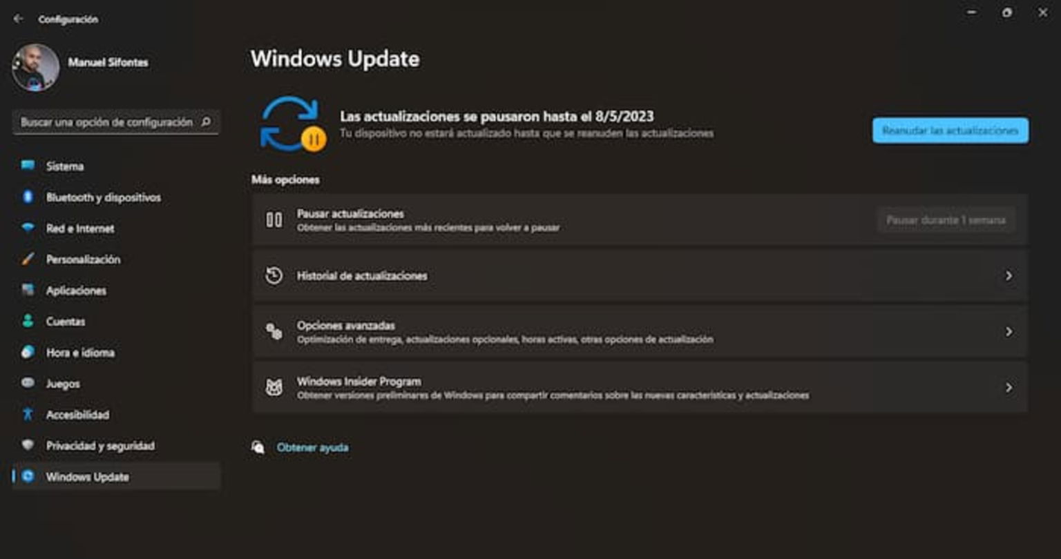 Así puedes pausar las actualizaciones automáticas de Windows 11 de forma sencilla y durante algunas semanas