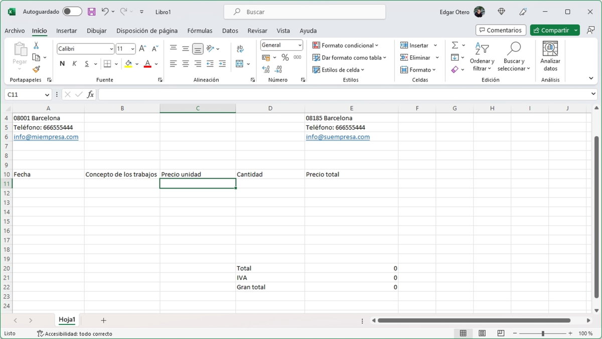 Guía básica de Excel: tutorial para principiantes para aprender paso a paso
