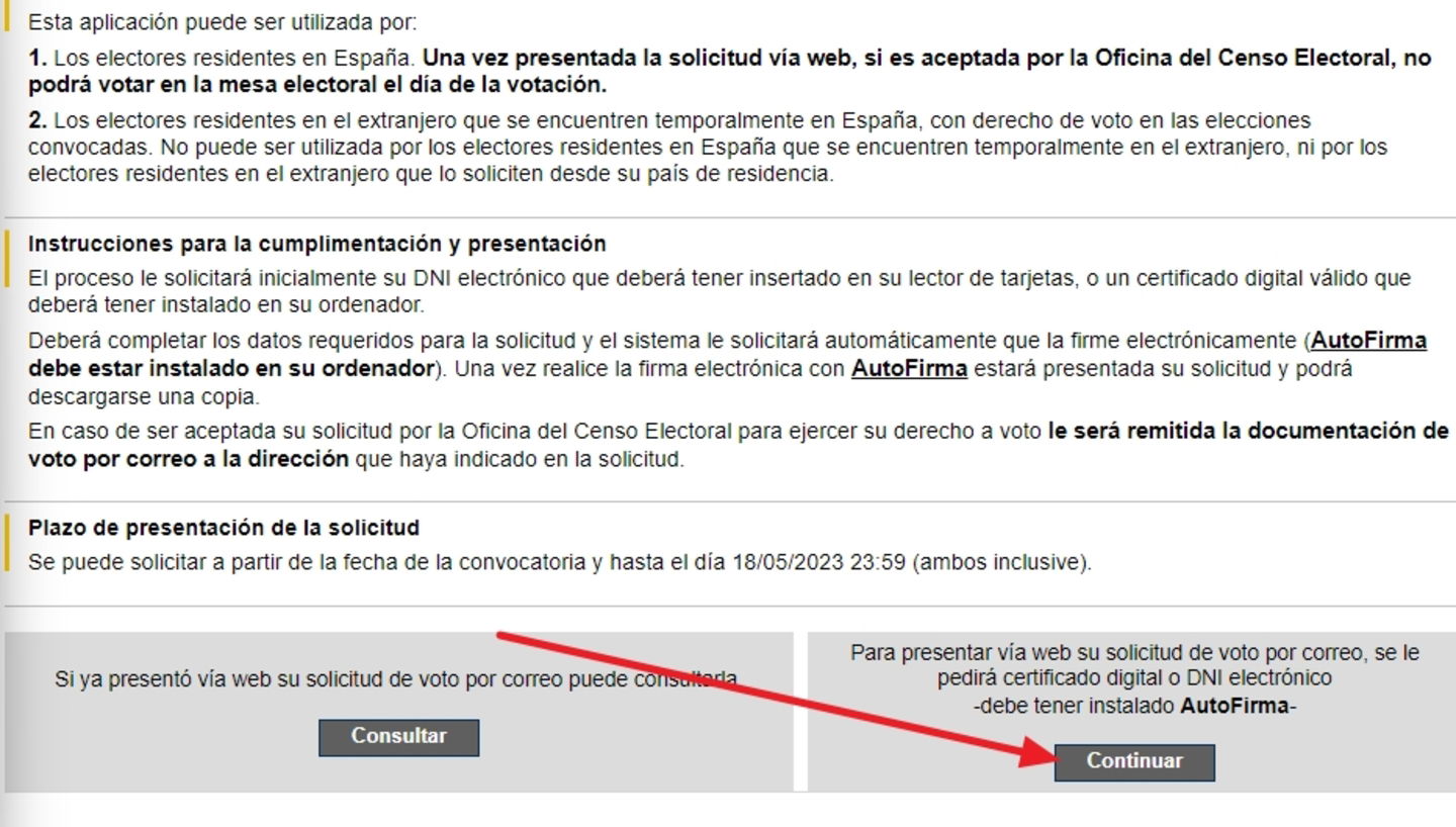 Cómo solicitar el voto por correo para las próximas elecciones online