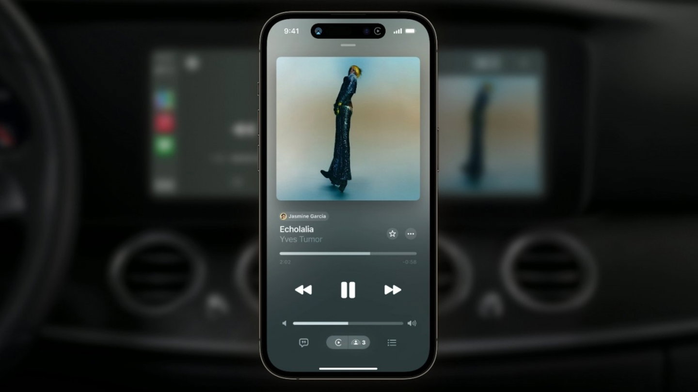 CarPlay añade la posibilidad de que más personas compartan música durante los trayectos de coche