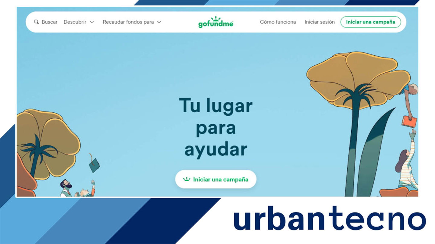 GoFundMe sitio web