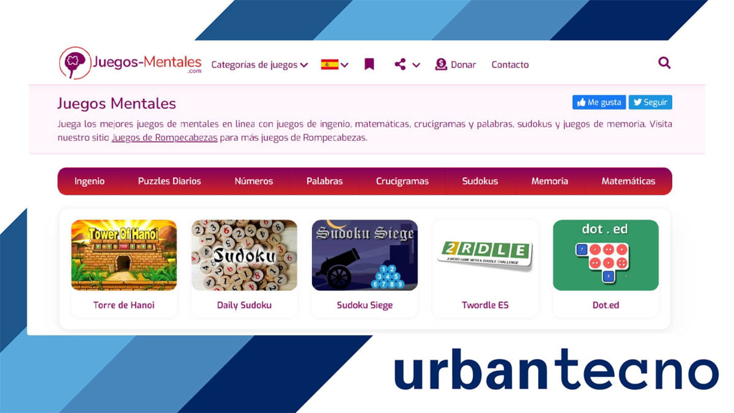 Juegos Mentales pagina web
