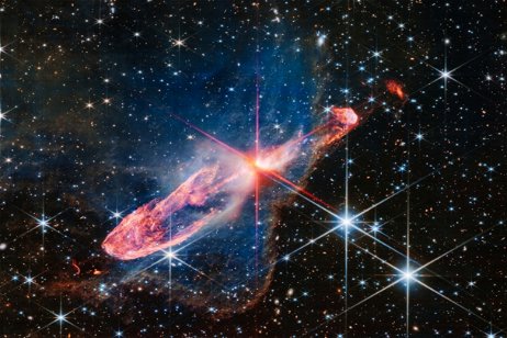 El telescopio James Webb de la NASA muestra un par de 'caóticas estrellas bebé' en formación