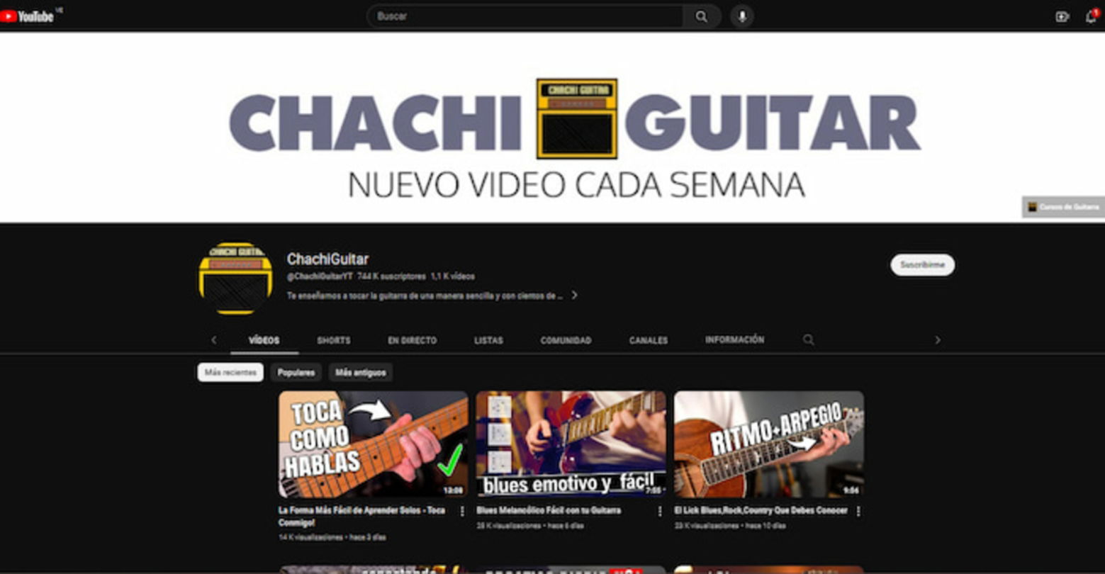 Este canal de YouTube te enseñará todo lo que necesitas para aprender a tocar la guitarra