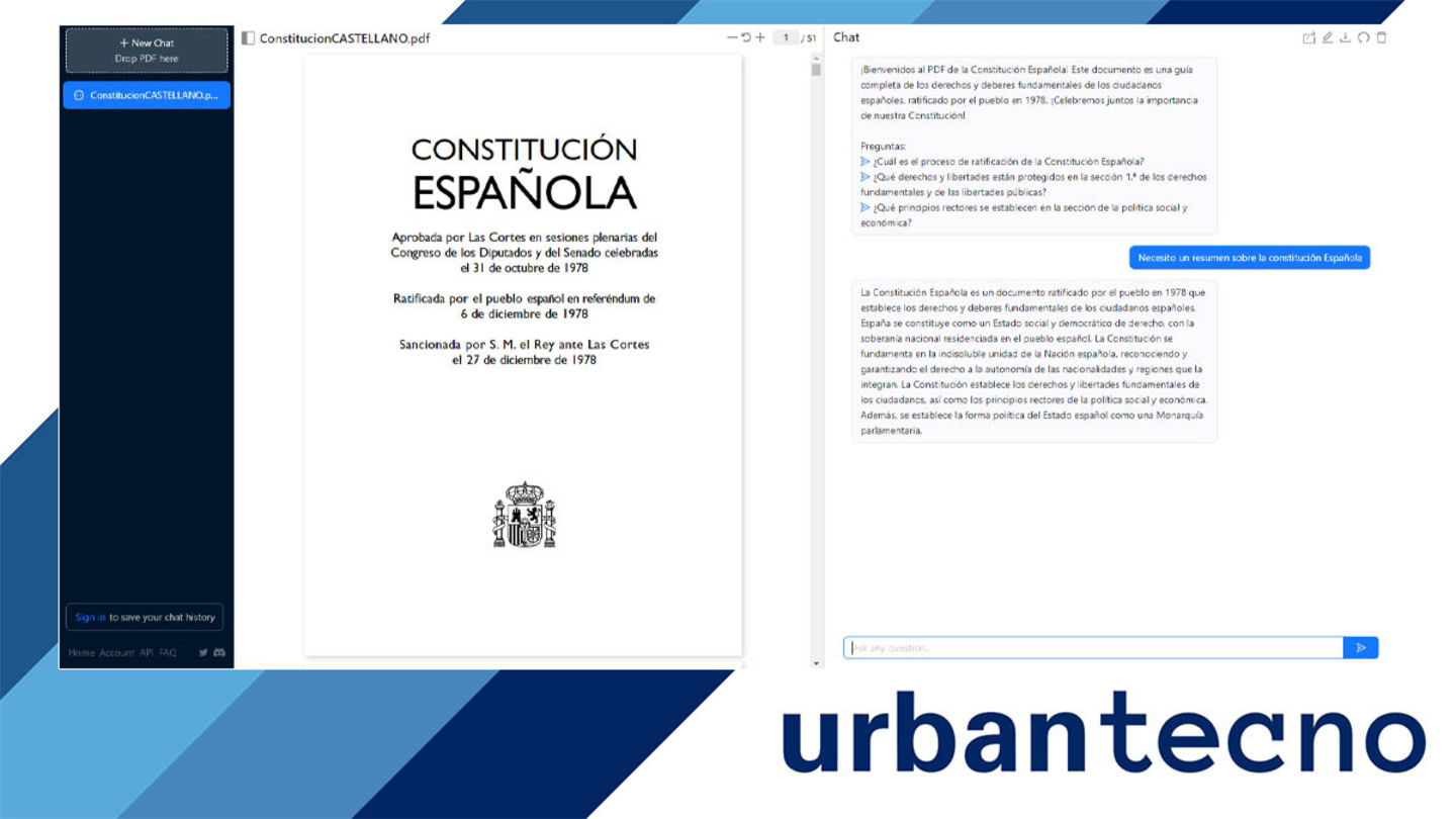 Hacerle preguntas a un PDF con ChatGPT