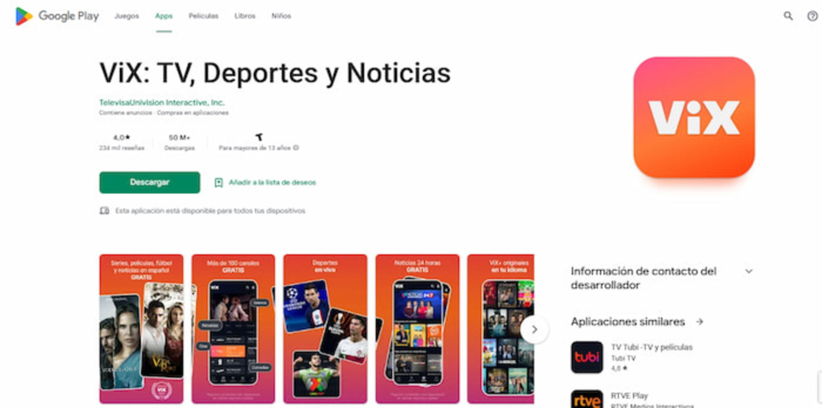 ViX: TV, Deportes y Noticias - Apps on Google Play