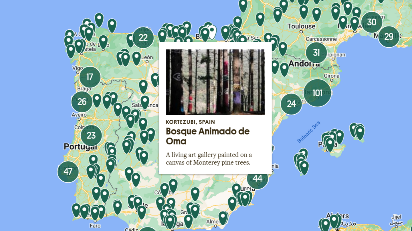 Atlas Obscura: mapa interactivo