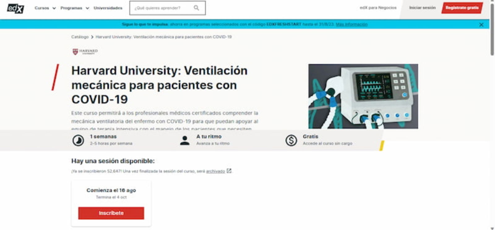 Este es un curso al que todo profesional médico debe apuntarse