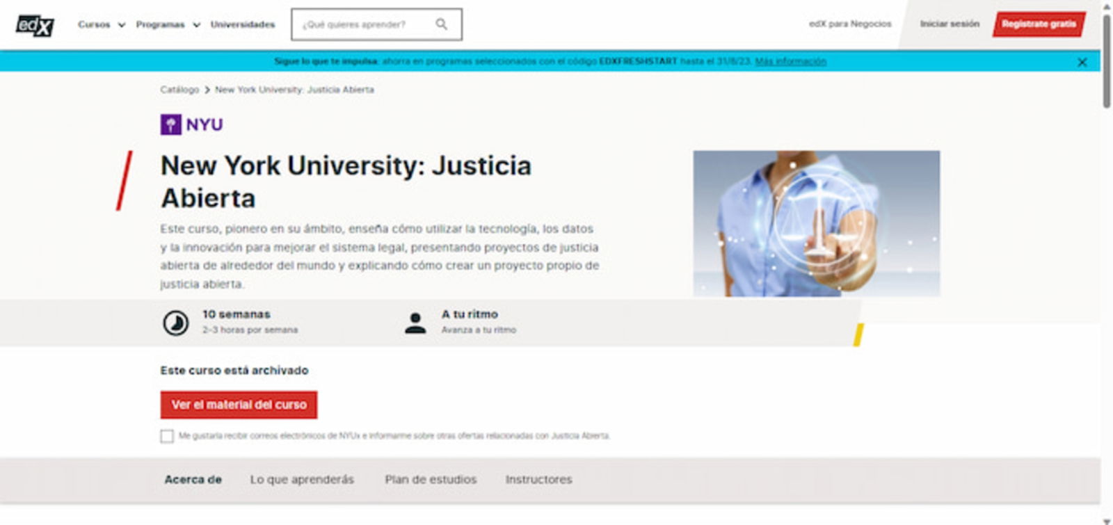 La Universidad de Nueva York te enseña a emplear la tecnología para fortalecer el sistema legal