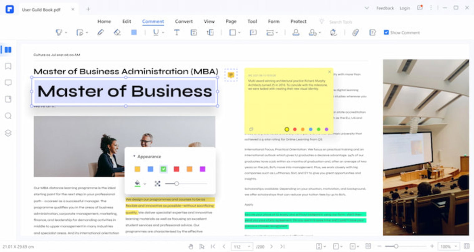 PDFelement es una de las mejores herramientas de gestión de archivos PDF y con la que podrás convertir archivos en este formato a documentos de Word