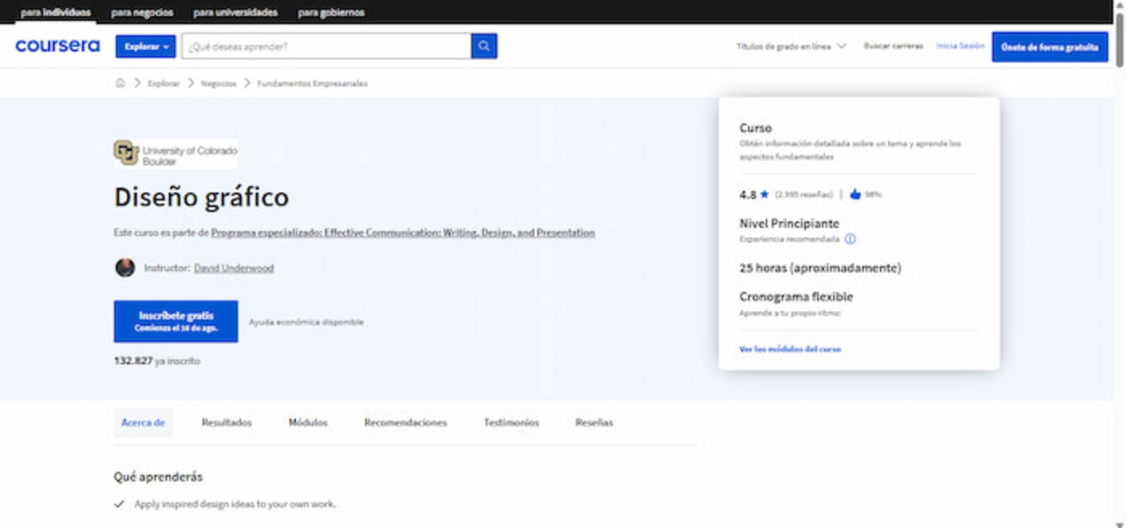 Si te apasiona el diseño gráfico, entonces debes apuntarte a este curso en la plataforma de Coursera