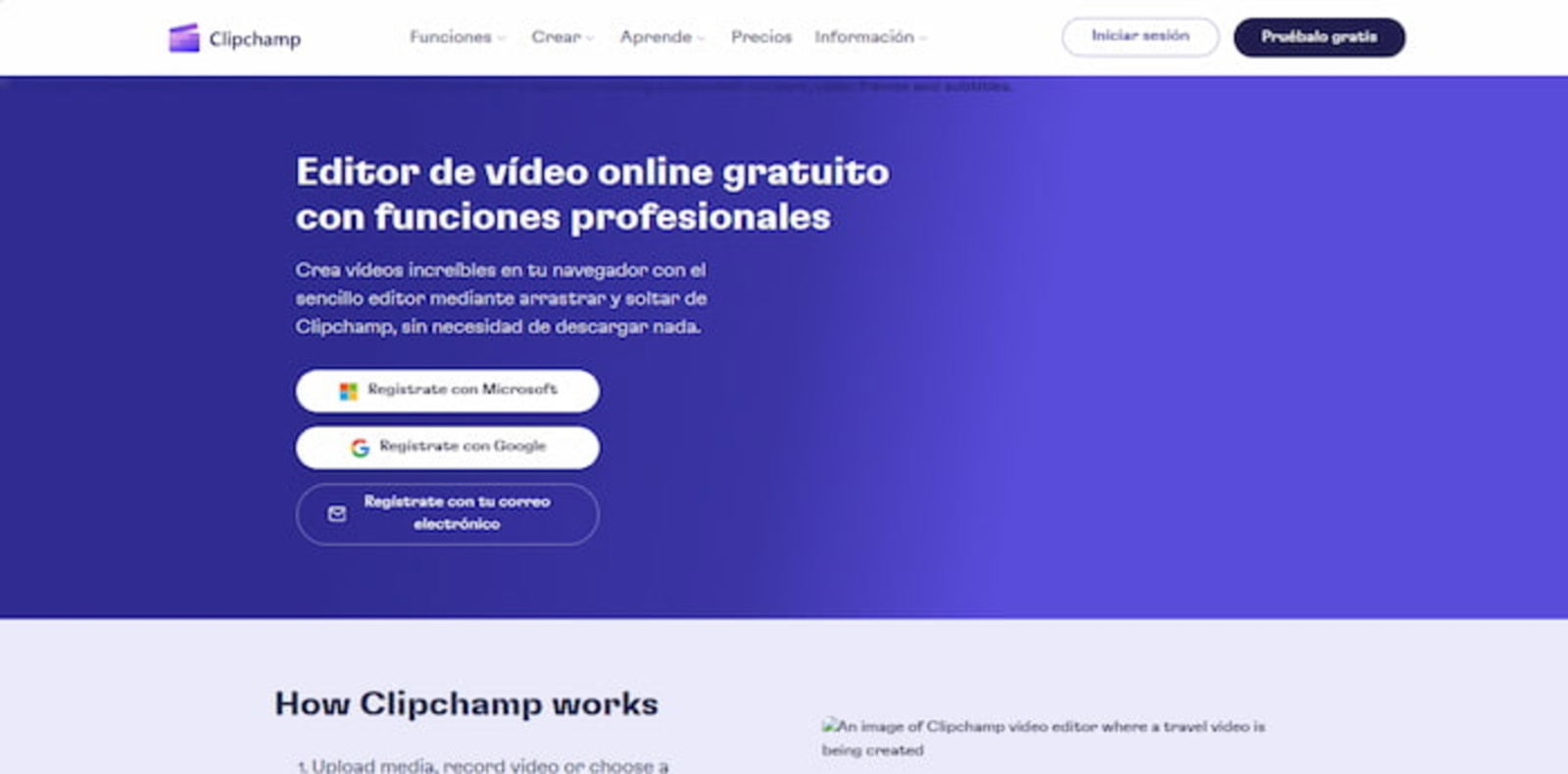 Clipchamp es una de las mejores opciones para editar vídeos gratis y añadir efectos atractivos
