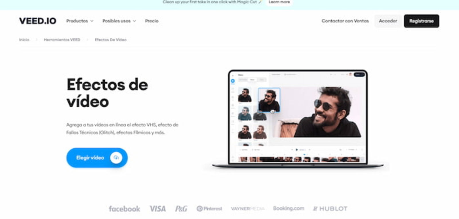 VEED.IO también es una de las mejores alternativas si buscas realizar edición sencilla a tus vídeos