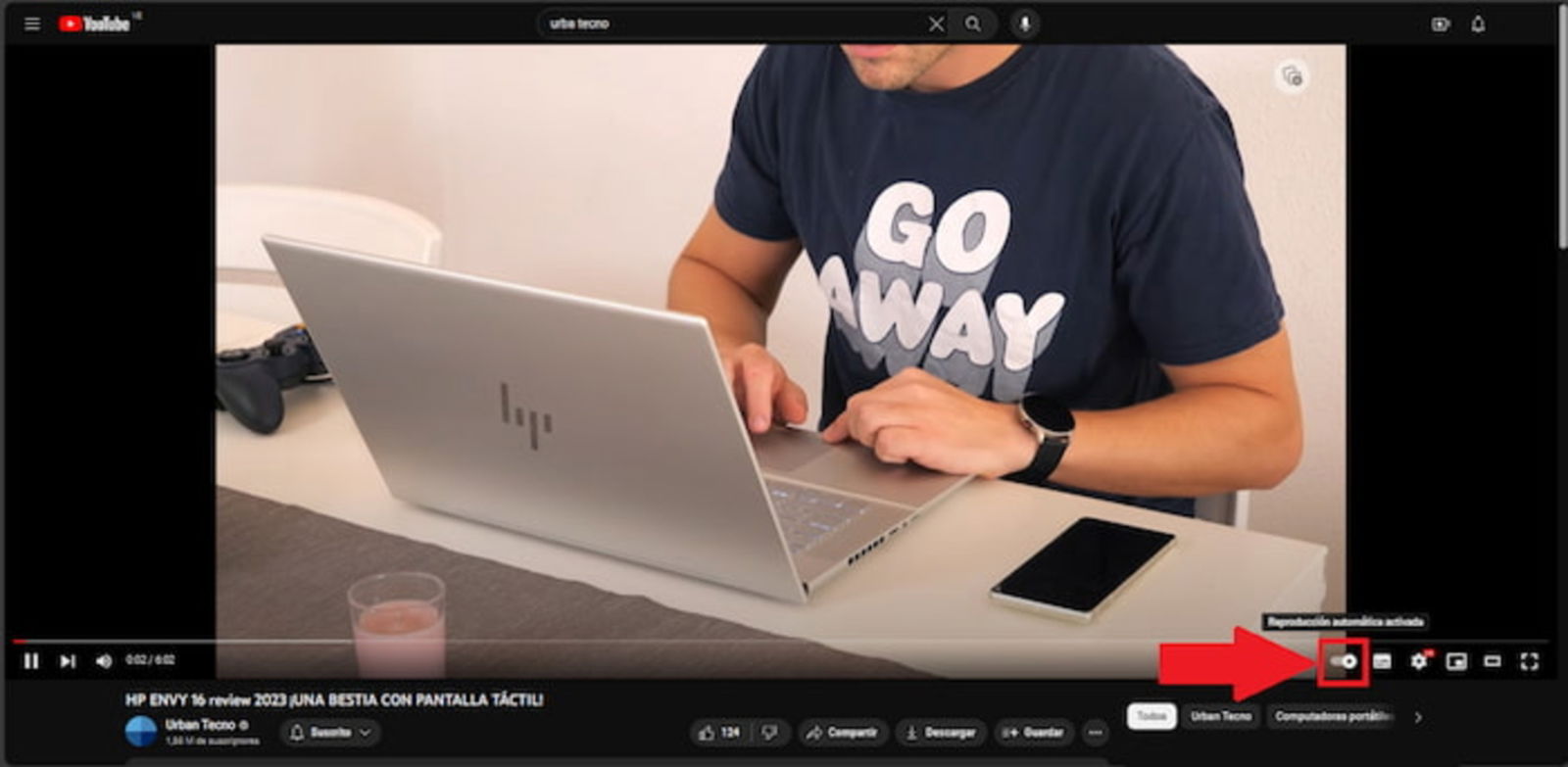 Así puedes activar o desactivar la reproducción automática en YouTube desde el navegador