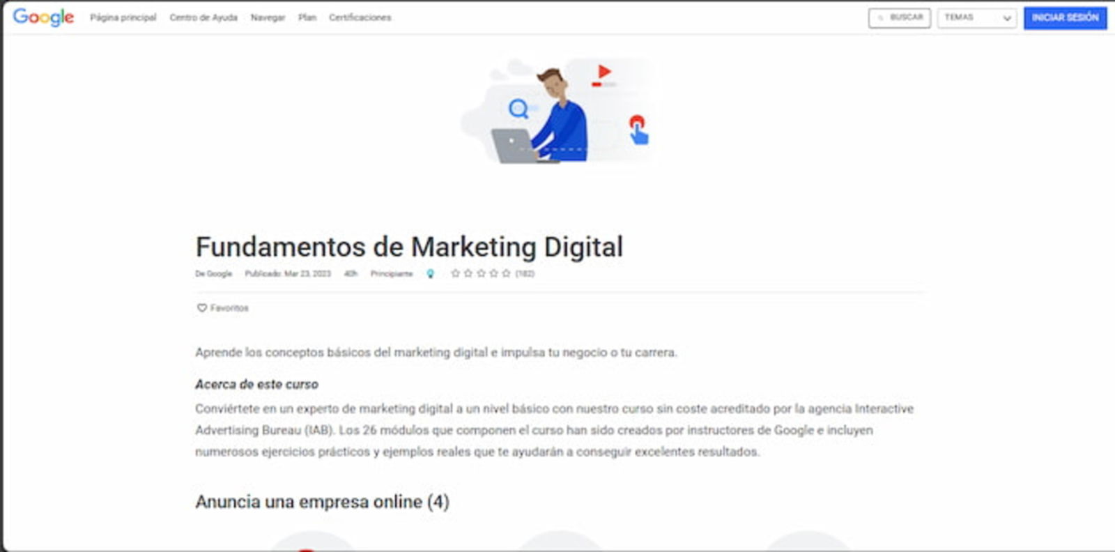 Con este curso de Google podrás convertirte en un profesional del marketing digital