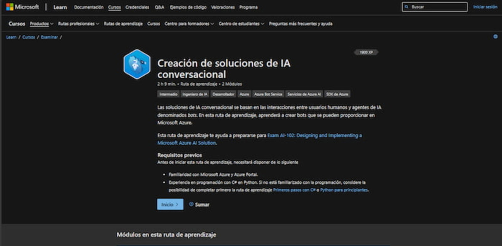 Con este curso podrás crear tus propios bots conversacionales potenciados con IA