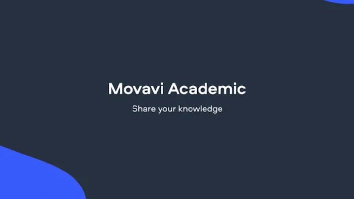 Con Movavi Academic podrás crear impresionantes vídeos para compartir tus conocimientos