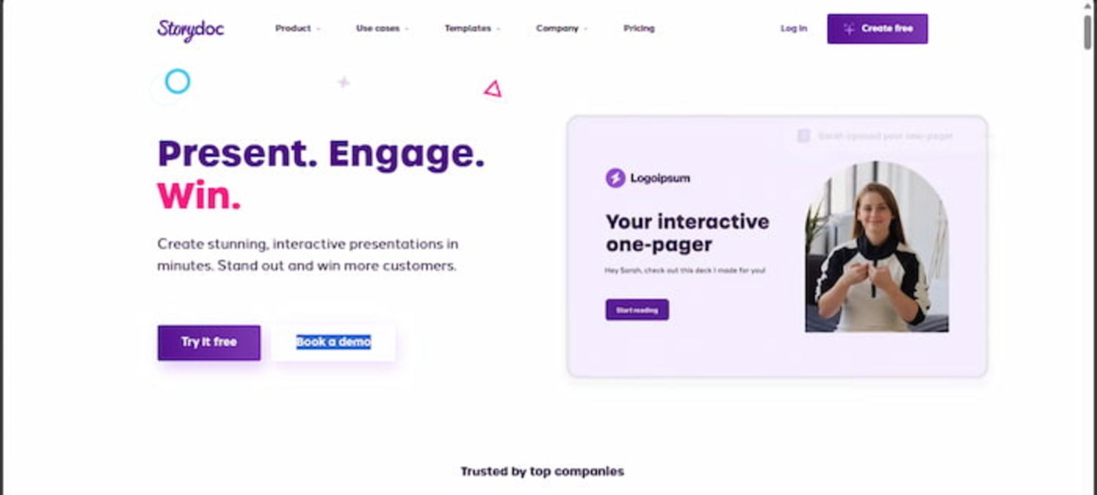 Diseña presentaciones de diapositivas con Storydoc