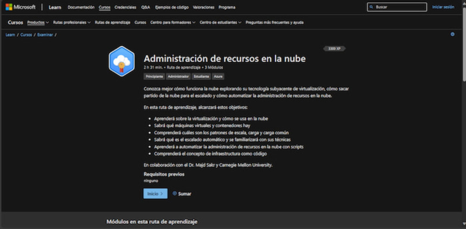 Este curso de Microsoft te permitirá sacarle máximo provecho a la nube y todas sus bondades