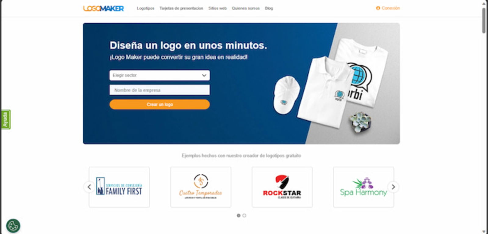 La web de Logo Maker te permitirá crear logos en cuestión de minutos y de forma sencilla