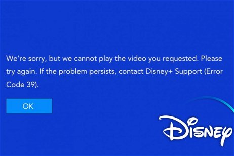Error 39 en Disney+: qué significa y cómo se soluciona