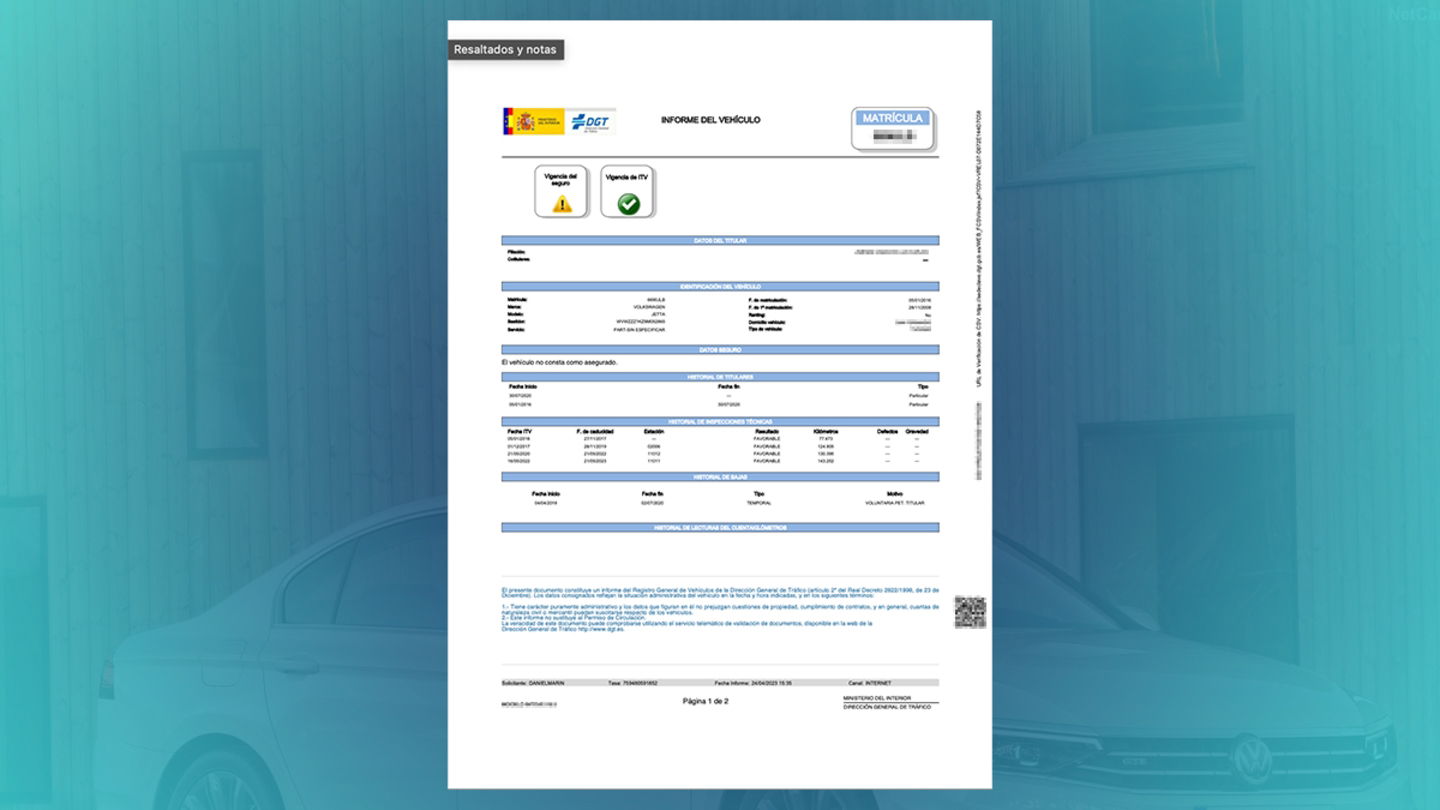 documento antecedentes dgt