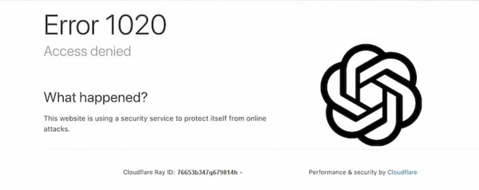 Estas son algunas de las causas más comunes que ocasionan el error 1020 de ChatGPT