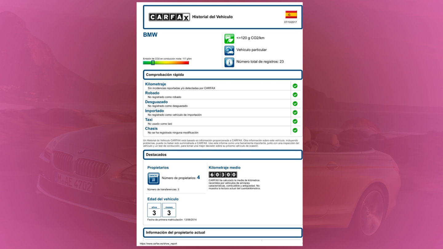 informe carfax