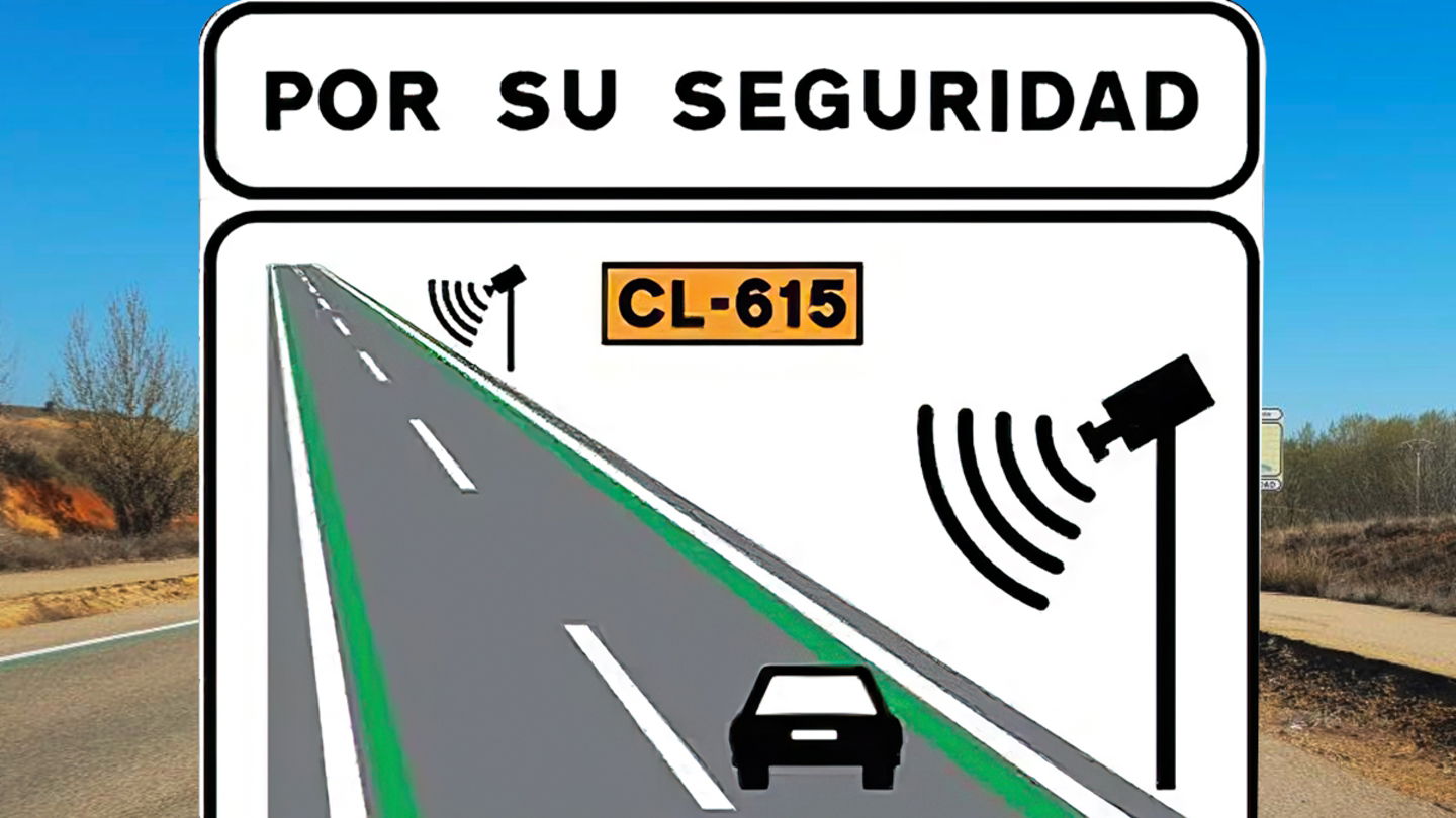 lineas verdes carretera