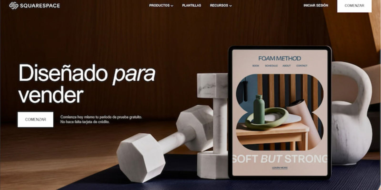 SquareSpace es una solución que se enfoca más en lo profesional, pero también permite disfrutar de un blog gratuito