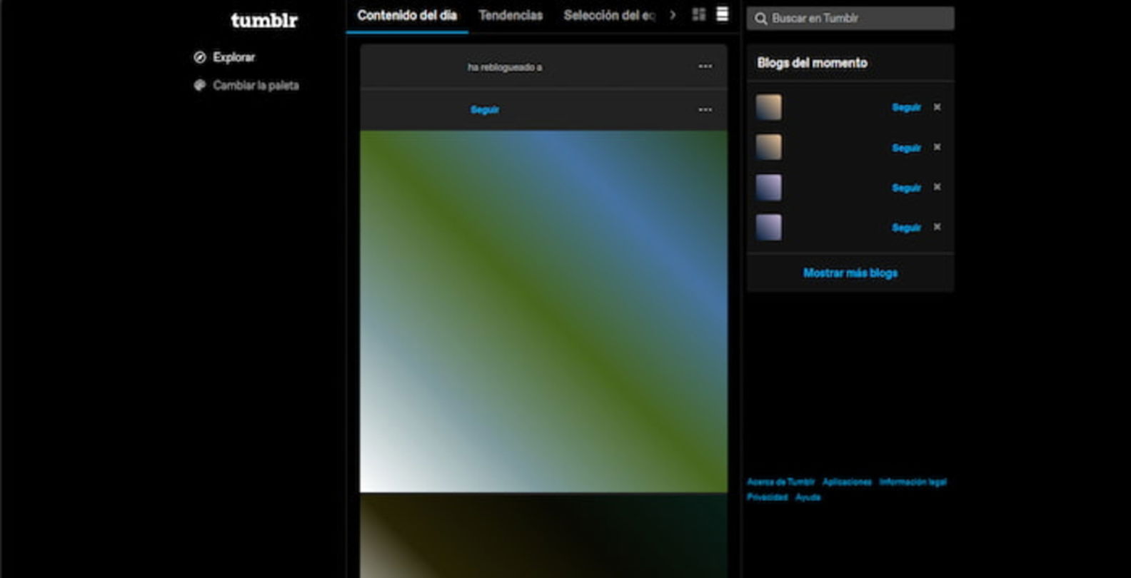 Tumblr es una plataforma que combina perfectamente una red social con un blog personal