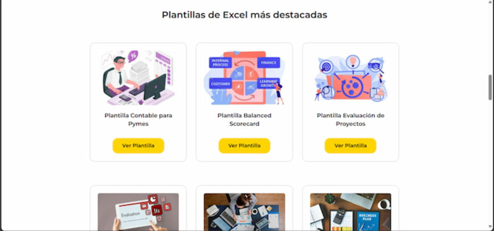 Esta plataforma online no solo ofrece muchas plantillas para Excel de forma gratuita, sino que también te puedes apuntar en cursos