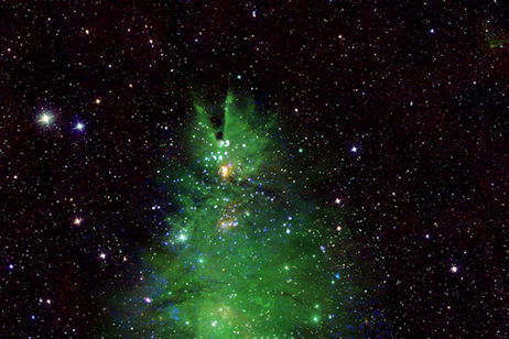 La NASA comparte la imagen de un árbol de Navidad cósmico gracias a un observatorio de rayos X