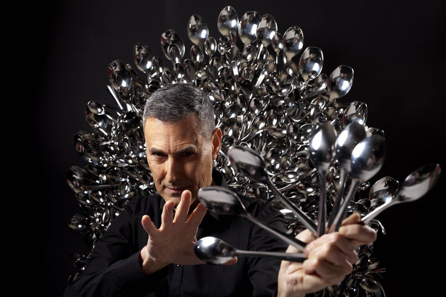 Uri_Geller telequinesis cucharas