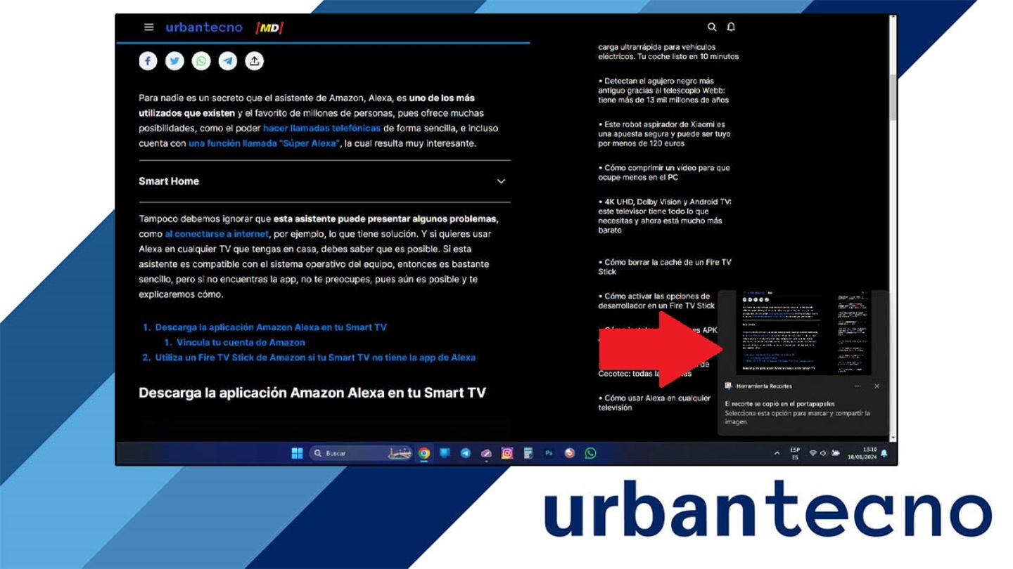 Abrir captura de pantalla en Windows