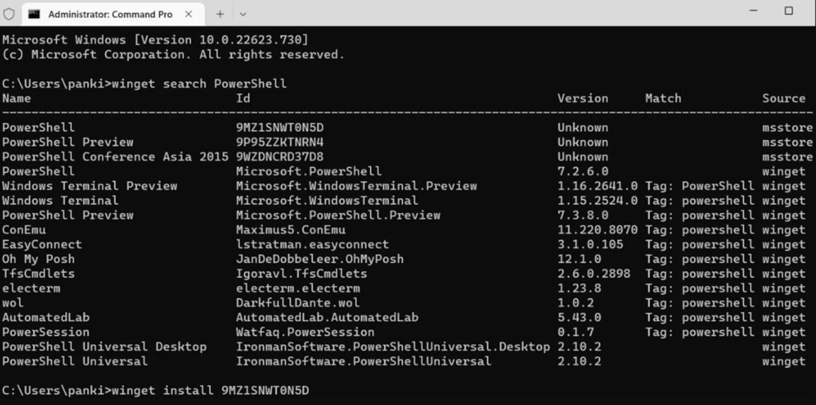 Cómo actualizar PowerShell a la última versión