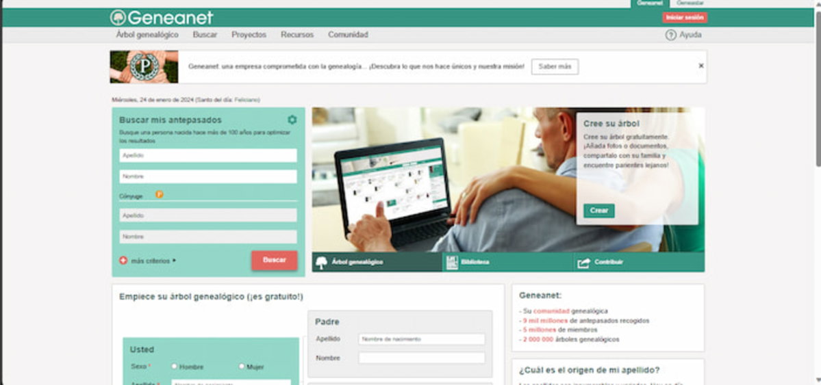 Geneanet Inloggen Las mejores 7 webs para crear un árbol genealógico online