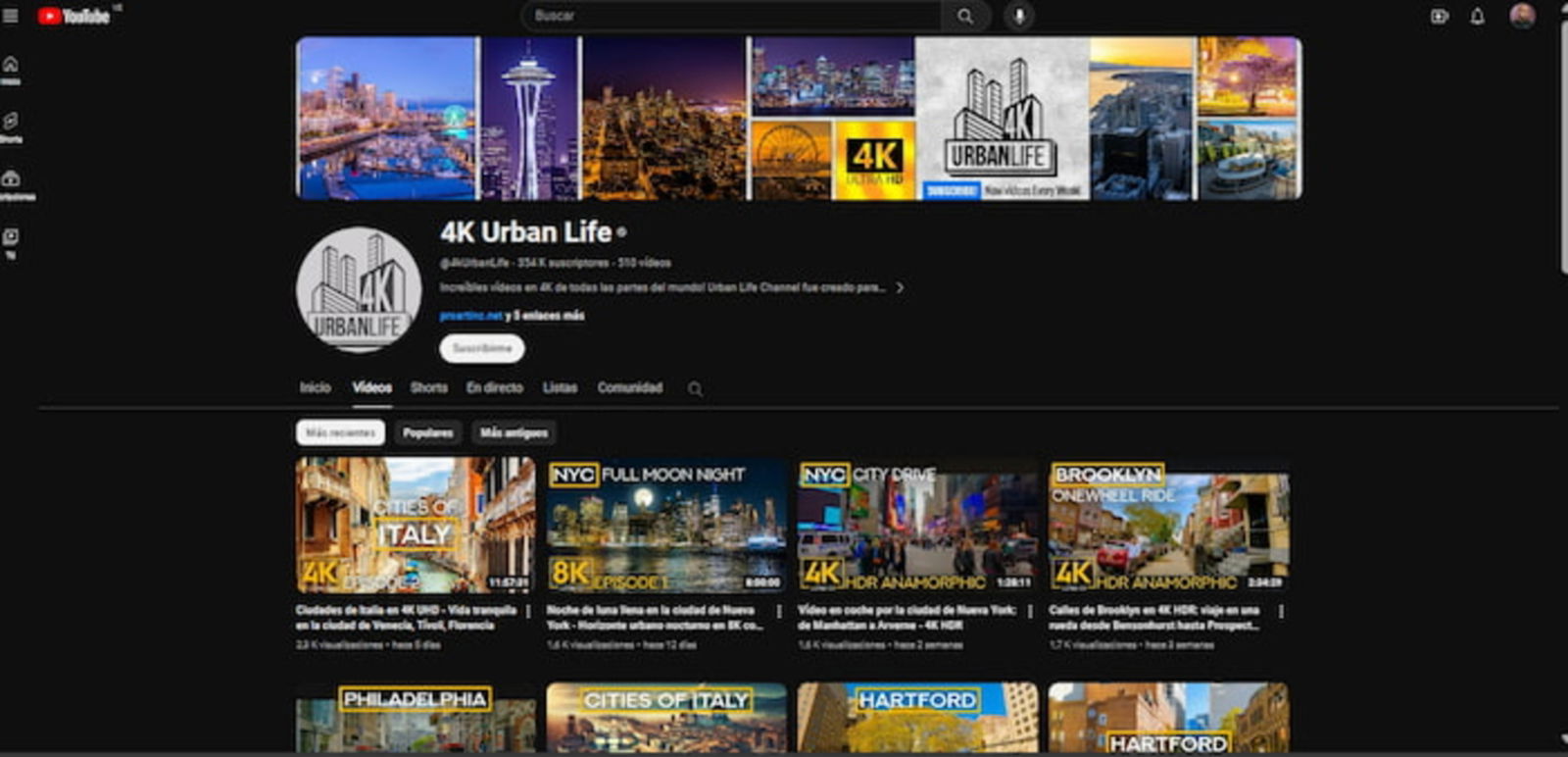 Los 9 mejores canales de YouTube con contenido 4K